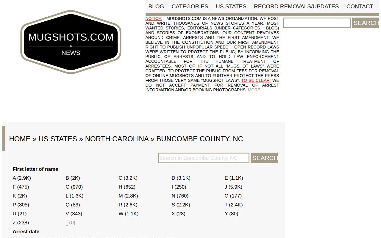 WLOS local news coverage for Buncombe County